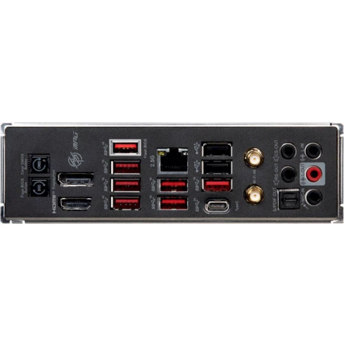 MSI MPG B650 Carbon WIFI: Разъемы на задней панели USB 3.1 Gen 2, USB Type-C