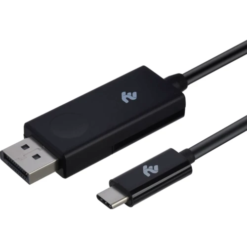 Кабель и переходник 2E Displayport - USB Type-C (M/M), 1 м, Black (2E-W1402)