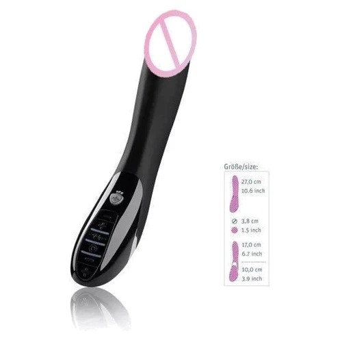 Вибратор с электростимуляцией Mystim Electric Eric eStim Black