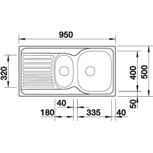 Blanco Tipo 6s Basic 512303 (сталь): Тип монтажа Врезная