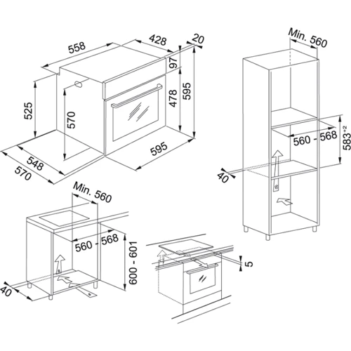 Духовой шкаф электрический Franke FSM 86 HE XS 116.0605.988: Класс энергопотребления A