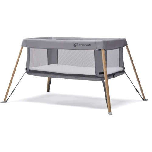 Ліжко-манеж 2 в 1 Kinderkraft Movi Grey Wooden (KCMOVI00WOD0000) фото 14