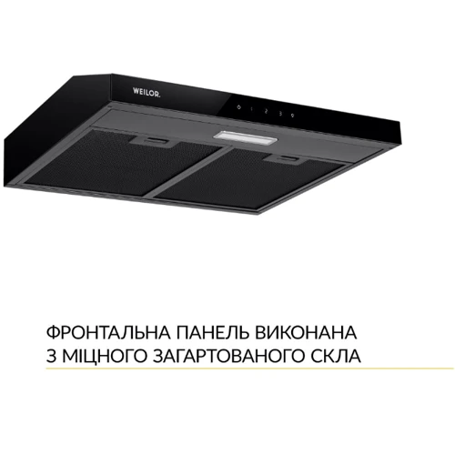 Вытяжка Weilor WPL 6092 FBL: Тип воздухоочистителя Рециркуляция, Отвод