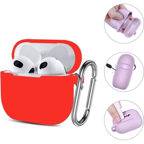 Чохол BeCover Silicon Case Red (707186) для Apple AirPods 3 фото 2