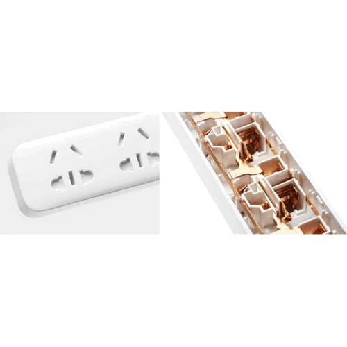 Удлинитель KingMi Power Strip with WiFi (5 розеток без USB) White фото 3