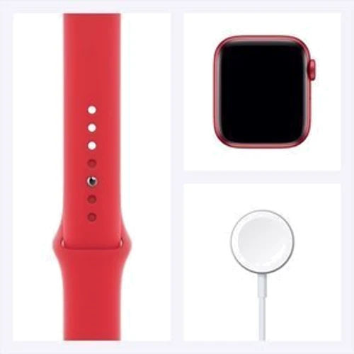 Apple Watch Series 6 GPS 44mm (PRODUCT)RED Aluminum Case (PRODUCT)RED Sport (M00M3) Approved фото 4