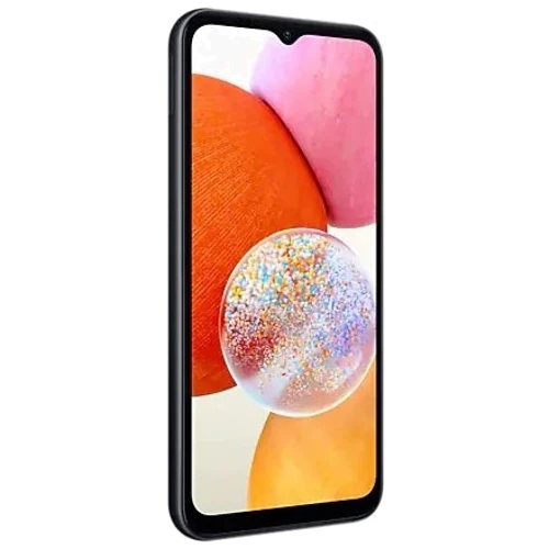 Смартфон Samsung Galaxy A14 4/64GB Black A145F (UA UCRF): Камера Тройная 50 МП (f/1.8) + 5 МП (f/2.2) + 2 МП (f/2.4) / LED вспышка / HDR / Панорама / Фронтальная 13 МП (f/2.0)