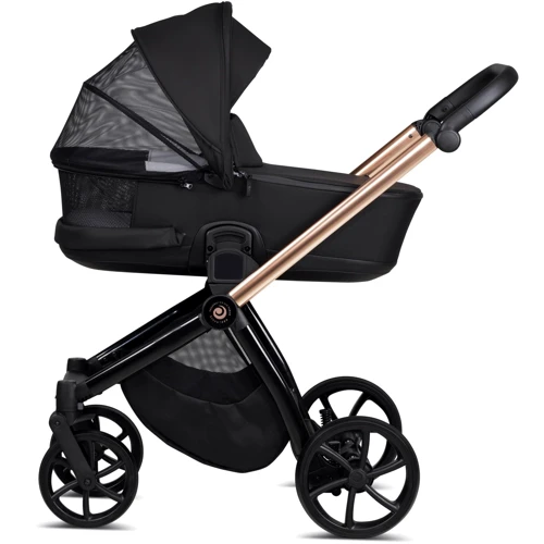 Универсальная коляска 2 в 1 Tutis Mio Plus Thermo Black Edition Rose Gold (1352292): Ширина шасси 61 см