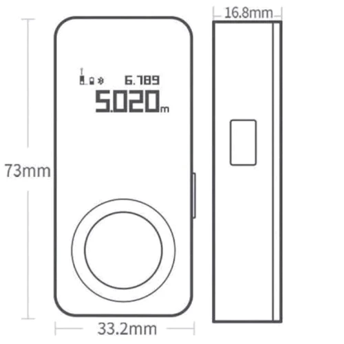 Лазерный дальномер Xiaomi HOTO Smart Laser Measure (QWCJY001) фото 3