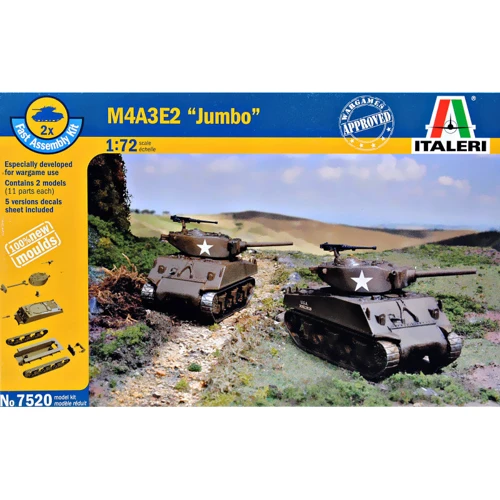 Танк M4A3E2 Jumbo две модели в наборе
