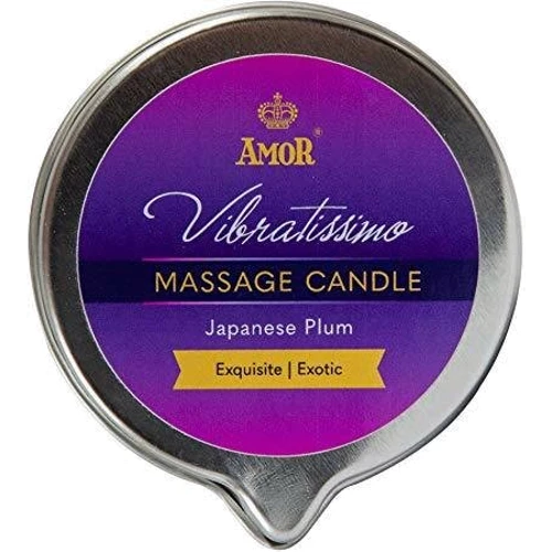 Массажная свеча Amor Vibratissimo Japanese Plum (японская слива), 50 мл