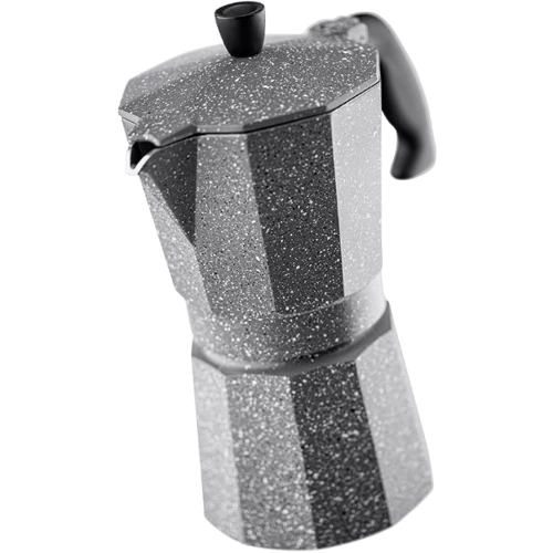 Кавоварка гейзерна VINZER Moka Granito 9 чашок (50399): Колір сірий