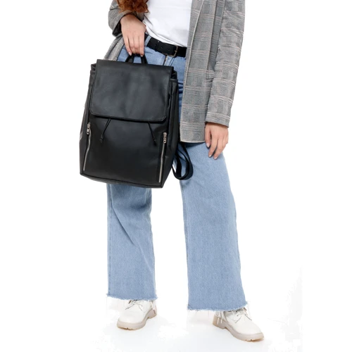 Жіночий рюкзак Sambag Loft LZS чорний (22403001): Країна виробник Украина