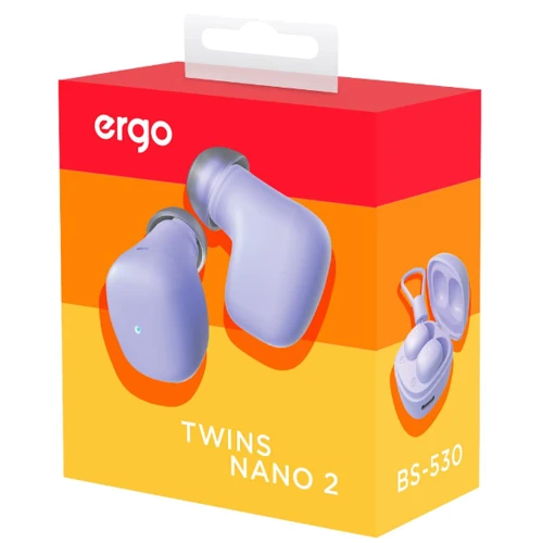 Наушники Ergo BS-530 Twins Nano 2 Purple фото 6