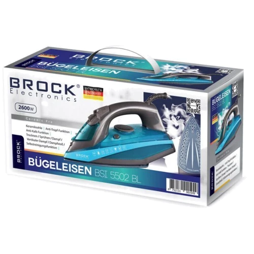 Утюг BROCK BSI 5502 BL: Подключение проводное