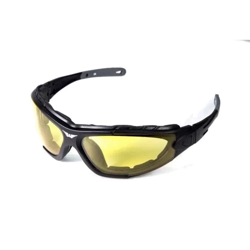 Спортивні окуляри Окуляри захисні хромові Global Vision Shorty Photochromic (yellow) Anti-Fog жовті (1ШОРТ24-30): Тип Открытые