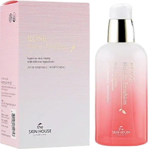 The Skin House Rose Heaven Emulsion Омолаживающая эмульсия для лица с экстрактом розы 130 ml