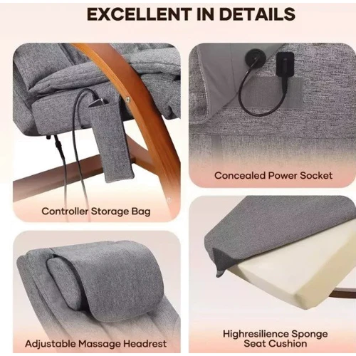 Масажний стілець Naipo Massage Rocking Chair крісло-гойдалка (MGC-2300P) фото 12