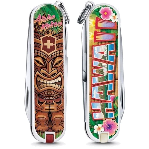Мультитул Victorinox Classic LE Aloha Kakou 58мм/7предметов (0.6223.L1809): Тип мини-мультитул