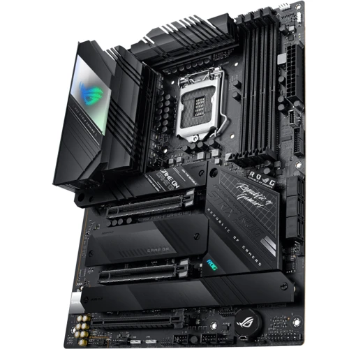 ASUS ROG STRIX Z590-F GAMING WIFI: Разъемы на плате SATA 3.0, M.2