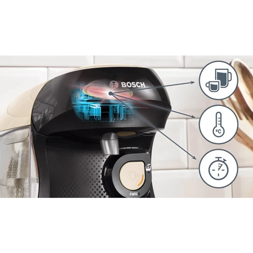 Кофеварка Bosch TAS107E Tassimo Happy friendly beige: Давление, бар 3.3
