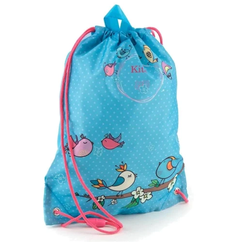 Сумка для взуття дошкільна Kite Bright birds K18-600XS-1: Матеріал нейлон, поліестер