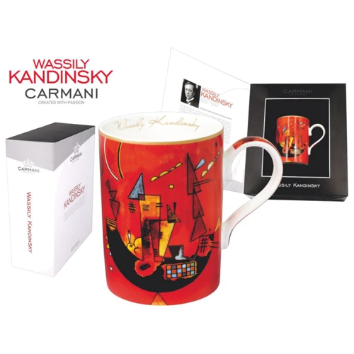 Порцеляновий кухоль Carmani В. Кандинський За і проти 400 ml (046-0203)