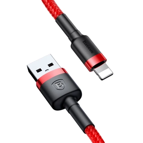 Кабель Baseus USB Cable to Lightning 2m Red/Black (CALKLF-C19)