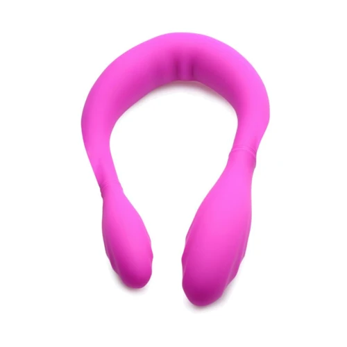 Inmi Double Thump 7x Rechargeable Silicone Double Dildo - двойной гибкий вибратор, 37х3,8 см: Для кого Унисекс