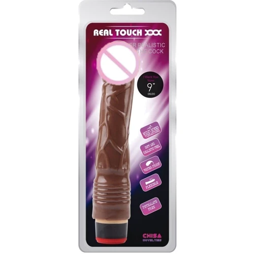 Вибратор CHISA 9” Vibe Cock - Brown, 291637