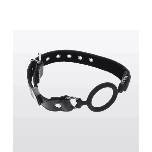 Силиконовый кляп-кольцо Taboom Open Ring Gag (черный)