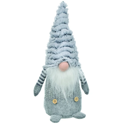 

Фигурка новогодняя, Леприкон, текстильный, серый, 33х15х11 см
