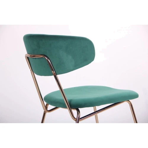 Стул AMF Alphabet B gold/dark green (545706): Материал каркаса металл