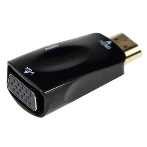 Кабель и переходник Cablexpert HDMI - VGA V 1.4 (M/F), Black (A-HDMI-VGA-02): Тип адаптер