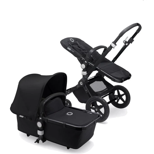 Универсальная коляска 2 в 1 Bugaboo Cameleon 3 Plus Black/Black, цвет черный на черной раме