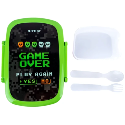 Ланчбокс Kite Game over із наповненням 750 мл (K24-163-1): Використання Для вторых блюд