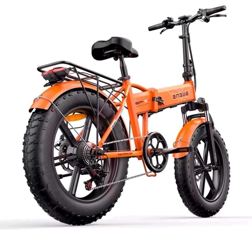 Электровелосипед Engwe EP-2 Pro (750 Вт, 12,8 А/ч, 48 В ), колеса 20", оранжевый: Допустимая нагрузка, кг 150