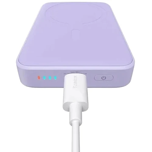 Внешний аккумулятор Baseus Power Bank 10000mAh Mini Magnetic Wireless 20W Purple (PPCX110105): Выходное напряжение, В 12