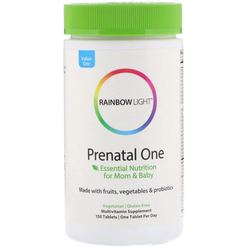 Rainbow Light Just Once Prenatal One Food-Based Multivitamin 150 Tabs Витамины для беременных