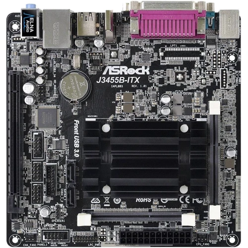 ASRock J3455B-ITX: Оперативна пам'ять 2х SO-DIMM DDR3 / DDR3L 1866, до 16 Гб