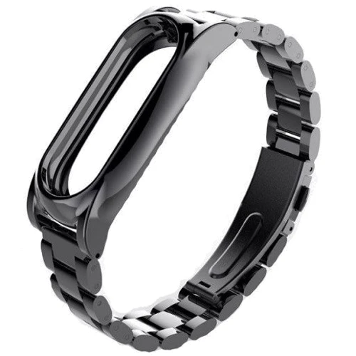 Металлический ремешок MiJobs (2nd Gen.) для Xiaomi Mi Band 2, Black
