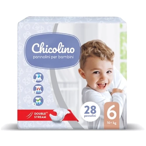 Chicolino підгузники дитячі 6 (16+ кг) 28шт MEDIUM