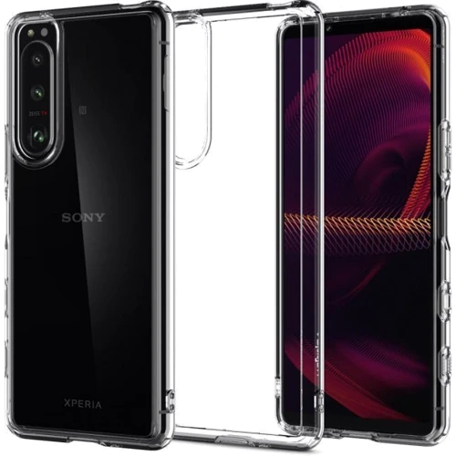 Аксессуар для смартфона Spigen Ultra Hybrid Crystal Clear (ACS03129) for Sony Xperia 5 III / XQBQ62 / XQBQ52: Совместимость Sony Xperia 5 III / XQBQ62 / XQBQ52