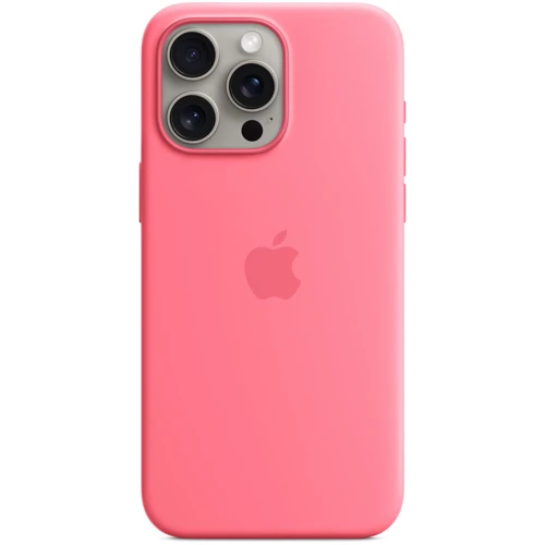 Чохол для iPhone Apple Silicone Case з MagSafe Pink (MWNN3) для iPhone 15 Pro Max