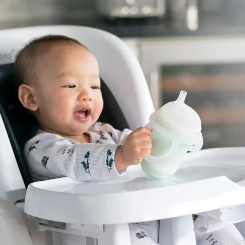 Набор детских антиколиковых бутылочек Olababy GentleBottle бирюзовый (98002): Материал силикон