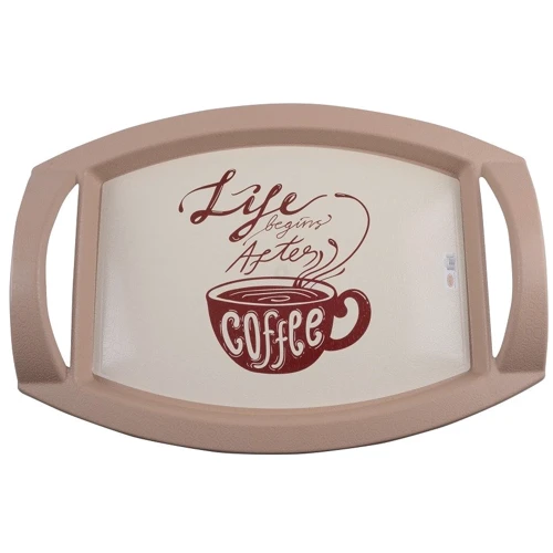 Поднос Violet House 0081 Cappuchino сервировочный 32х44.5х8см (0081 CAPPUCHINO 32*44,5*8 см)