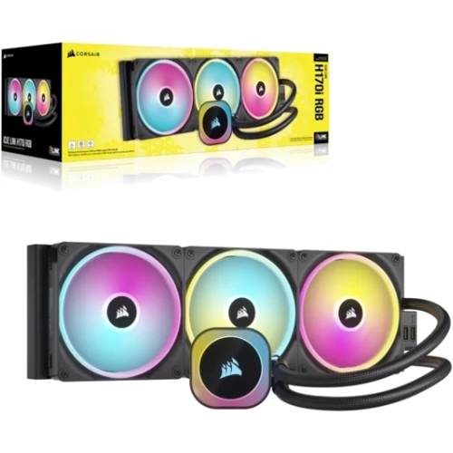Кулер Corsair iCUE Link H170i RGB Liquid CPU Cooler (CW-9061004-WW): Регулювання оборотів широтно-импульсная модуляция (PWM)