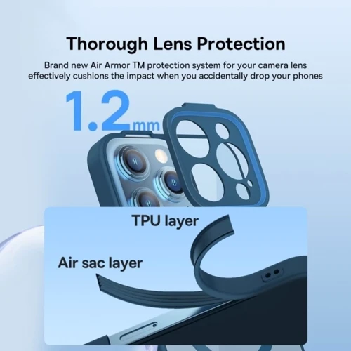 Чехол для iPhone Baseus Frame Series Magnetic Case Blue for iPhone 14 Pro Max (ARJT030103): Тип аксессуара чехол