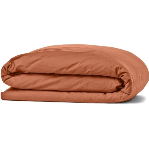 Комплект постельного белья Cosas Ranfors Terrakot White подростковый на резинке 155х215 см (Ranfors_Terrakot_El_White_155)