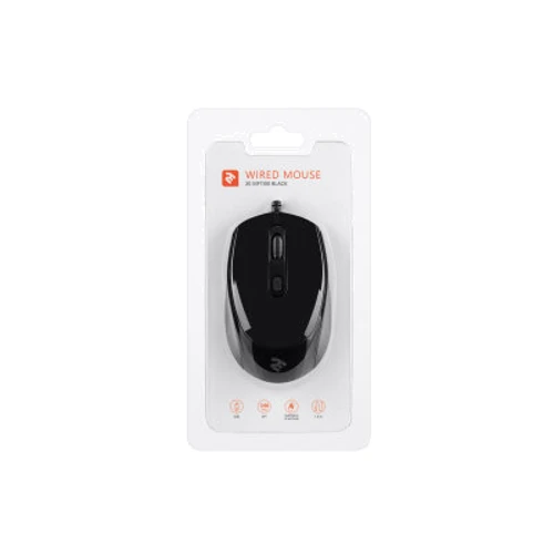Мышь 2E MF1100 USB Black (2E-MF1100UB): Интерфейс подключения USB
